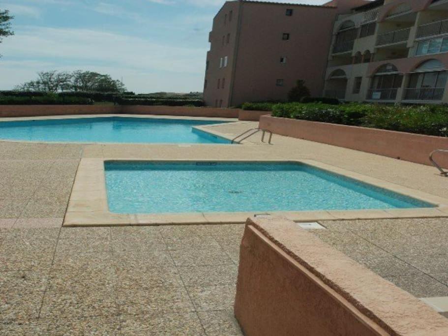 Amouvera C14, T2 Vue Mer, Piscine, Clim, Parking Agde Exterior photo