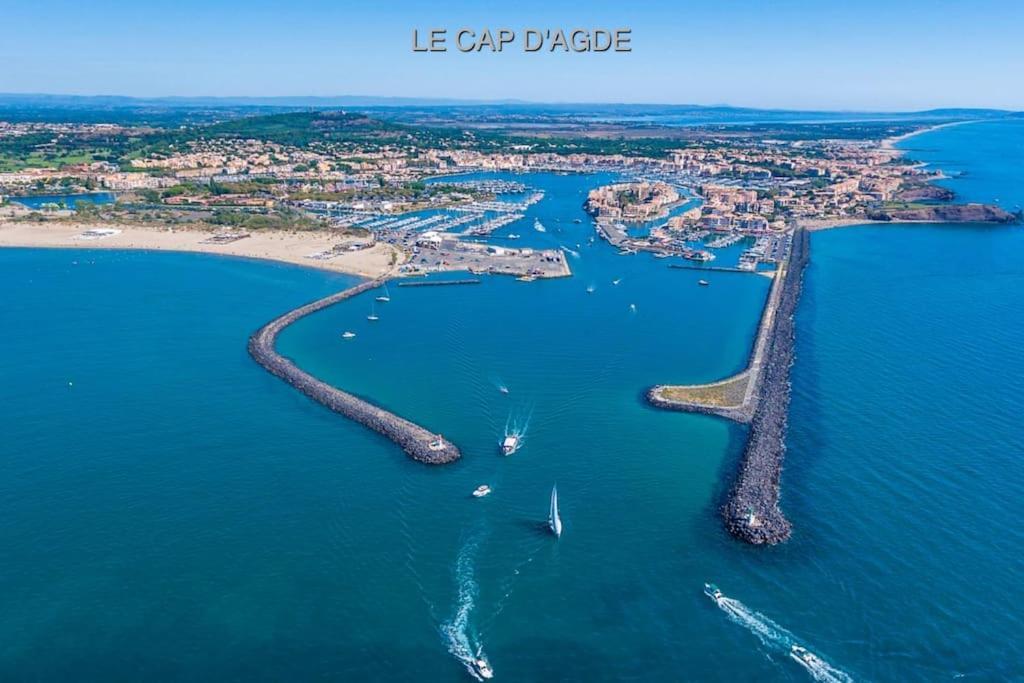 Amouvera C14, T2 Vue Mer, Piscine, Clim, Parking Agde Exterior photo